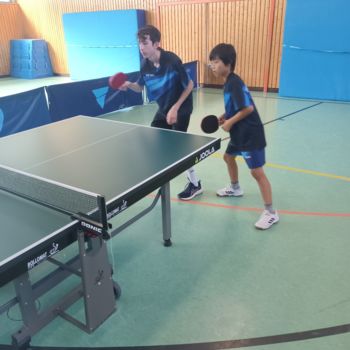 Volle Konzentration bei Paul Kleine und Max Xu