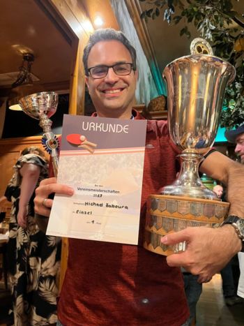 Der strahlende Gewinner: Michael Zaboura